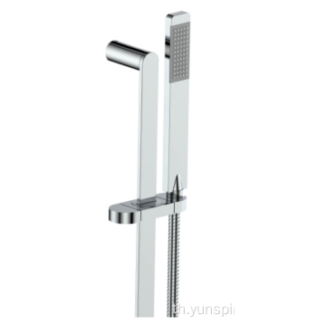 Chrome Shower Slide Rail Rail พร้อมแถบสไลด์